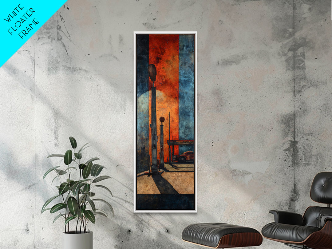 Route 66 Road Scene Without Text Canvas Print, Garage Art, Art Print, Garage Decor, Fine Art, Motor, Canvas Wall Art, GAR-1x3-77