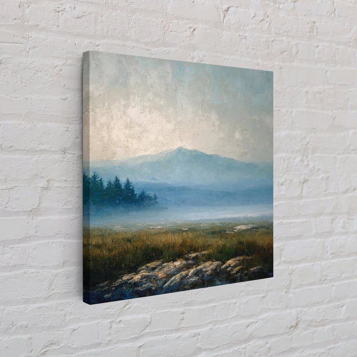 Soft Mountain Horizon Canvas Print, Guest Bedroom Art, Pink Wall Art, Bedroom Decor, Fine Art, Guest, New Home, Bedroom Prints, GBA-1x1-31