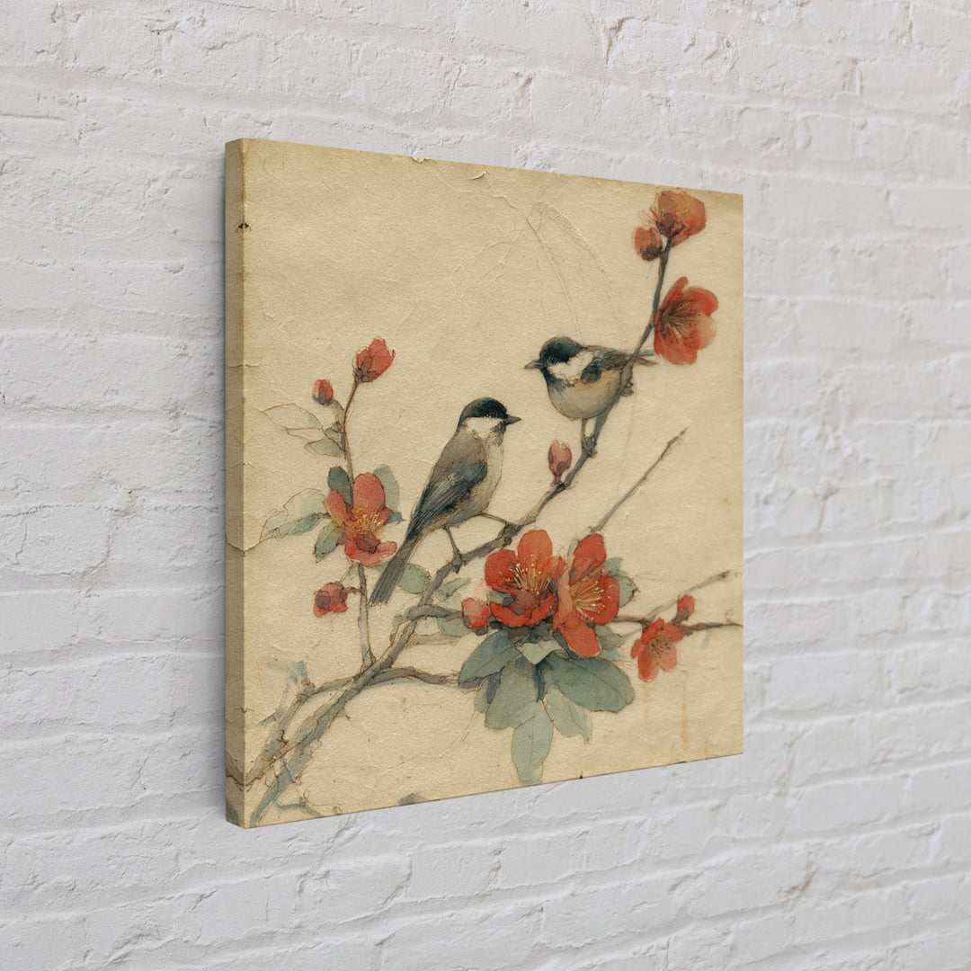 Monochrome Forest Silhouette Canvas Print, Guest Bedroom Art, Boho Decor, Bedroom Decor, Oil Painting, Guest, Digital Prints, GBA-1x1-85