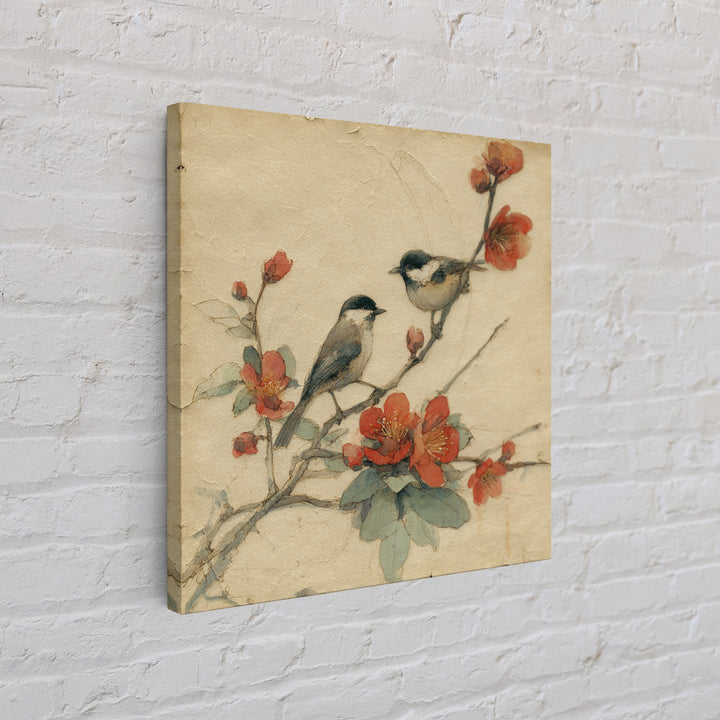 Monochrome Forest Silhouette Canvas Print, Guest Bedroom Art, Boho Decor, Bedroom Decor, Oil Painting, Guest, Digital Prints, GBA-1x1-85