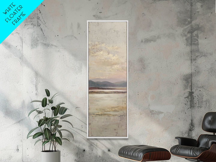 Gentle Rain over Distant Hills Canvas Print, Guest Bedroom Art, Boho Decor, Bedroom Decor, Oil Painting, Guest, Digital Prints, GBA-1x3-12