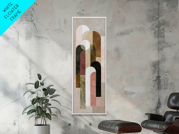 Warm Abstract Arches Framed Canvas Print, Guest Bedroom Art, Home Decor, Bedroom Decor, Fine Art, Guest, Printable Art, GBA-1x3-15