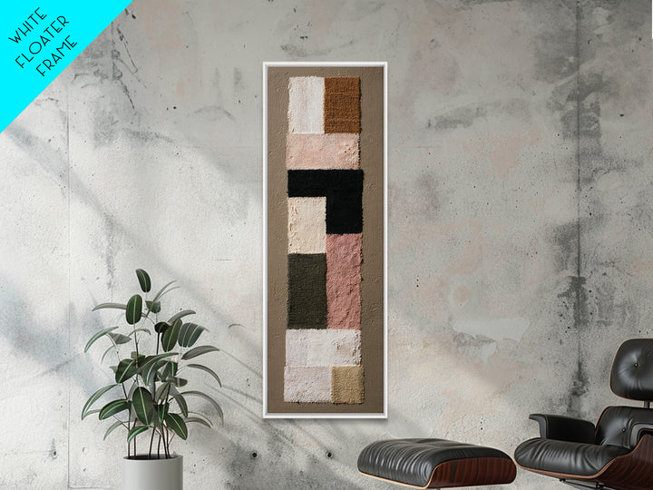 Abstract Woven Texture Canvas Print, Guest Bedroom Art, Above Bed Decor, Bedroom Decor, Abstract Art, Guest, Boho Decor, GBA-1x3-2