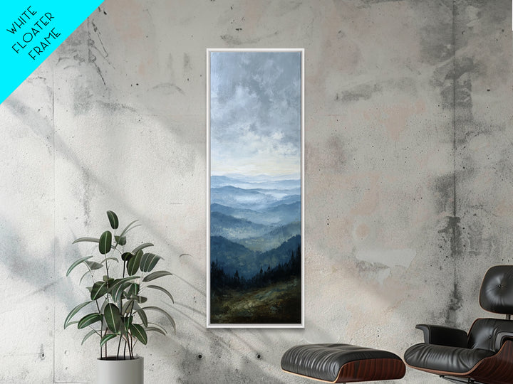 Soft Mountain Horizon Canvas Print, Guest Bedroom Art, Printable Wall Art, Bedroom Decor, Fine Art, Guest, Bedroom Wall Decor, GBA-1x3-43