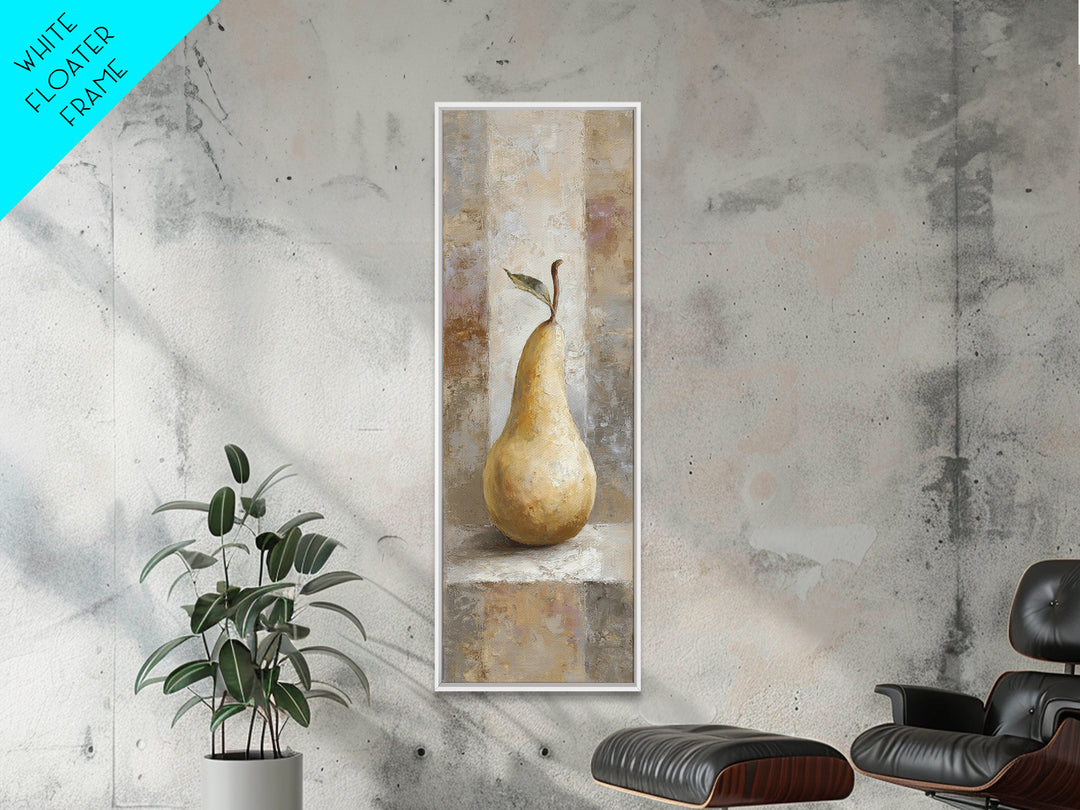 Classic Pear Still Life for Cozy Hospitality Canvas Print, Guest Bedroom Art, Printable Wall Art, Bedroom Decor, Guest, GBA-1x3-56