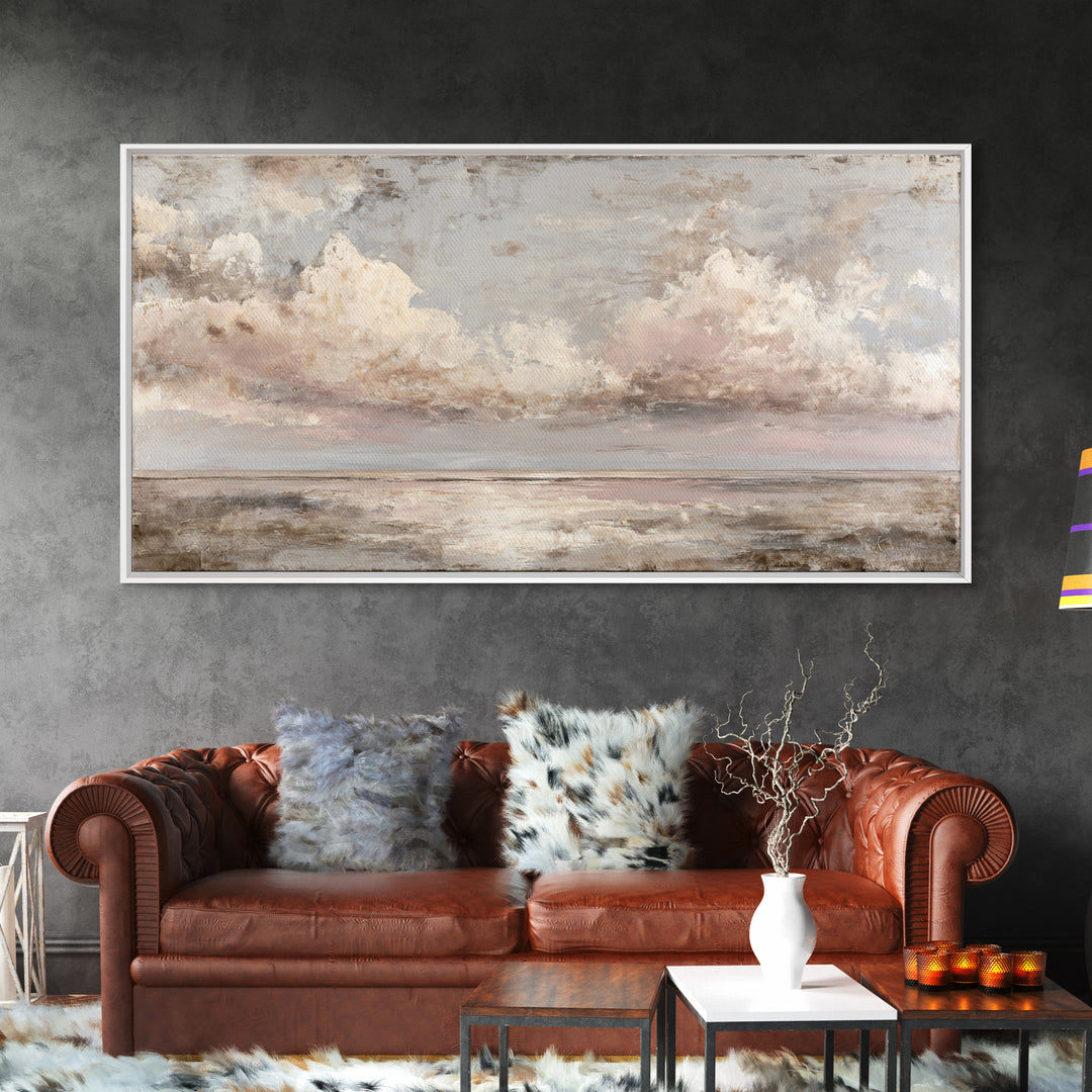 Abstract Woven Texture Framed Canvas Print, Guest Bedroom Art, Art Print, Bedroom Decor, Abstract Art, Guest, Home, GBA-2x1-10
