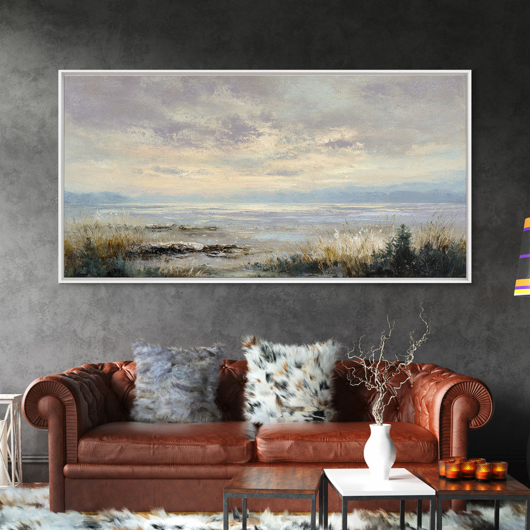 Romantic Cloudscape in Blush and Ivory Canvas Print, Guest Bedroom Art, Printable Wall Art, Bedroom Decor, Fine Art, Guest, GBA-2x1-31