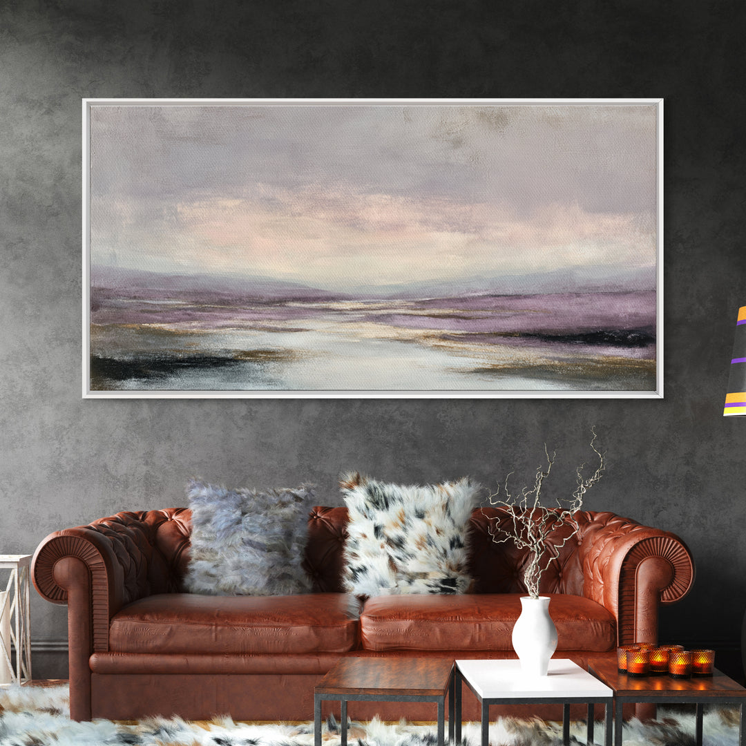 Minimal Moon and Stars Composition Canvas Print, Guest Bedroom Art, Wall Art, Bedroom Decor, Watercolor Art, Guest, GBA-2x1-36