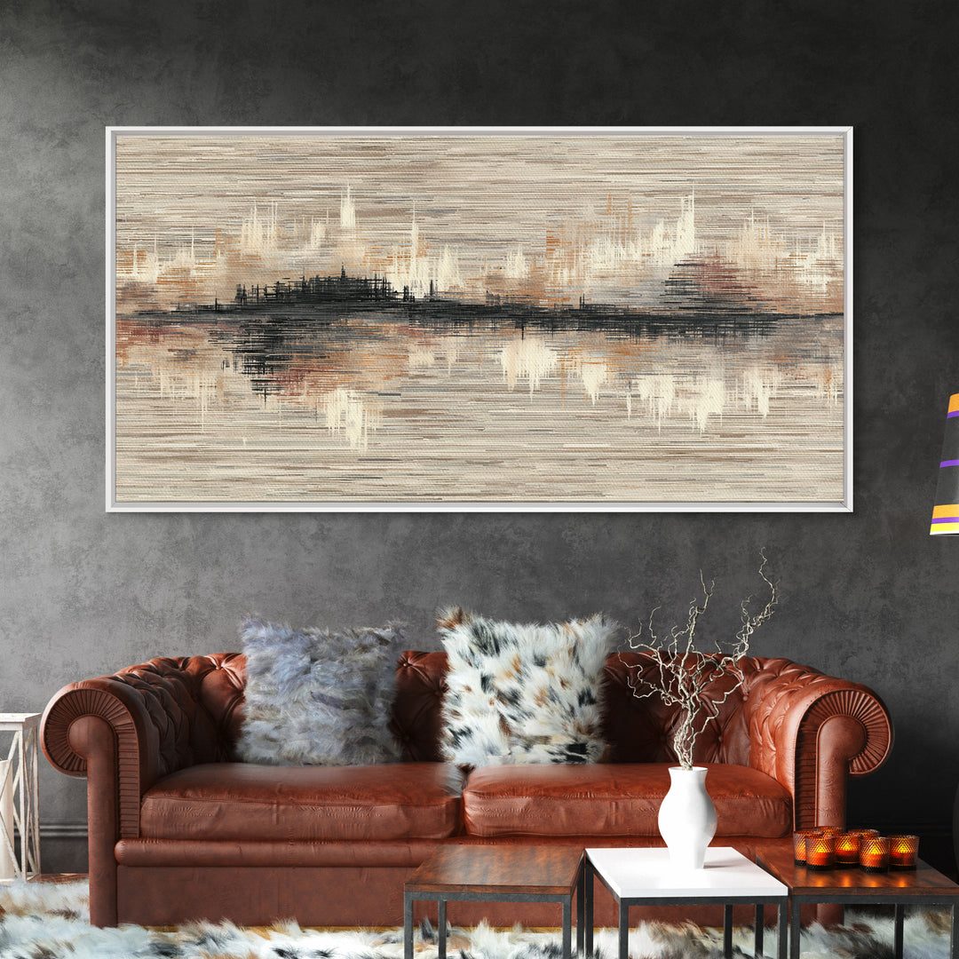 Abstract Woven Texture Canvas Print, Guest Bedroom Art, Wall Art, Bedroom Decor, Abstract Art, Guest, New Home Gift, GBA-2x1-58