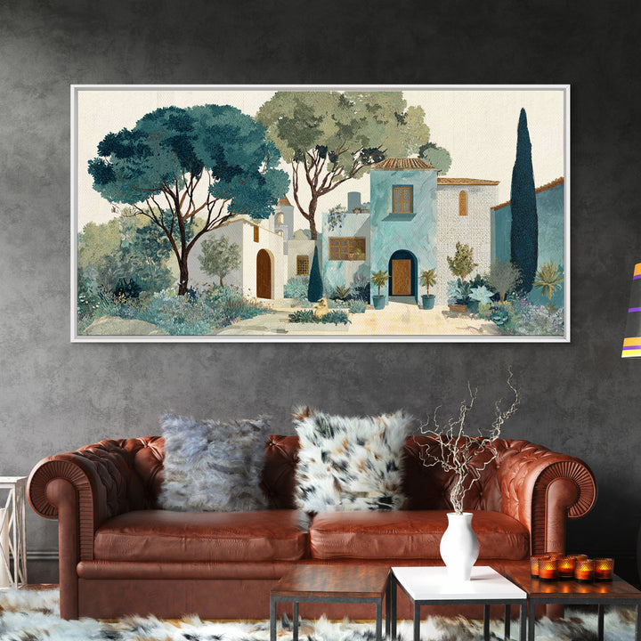 Lavender Field under Pale Sky Canvas Print, Guest Bedroom Art, Living Room Decor, Bedroom Decor, Guest, Farmhouse Wall Art, GBA-2x1-63