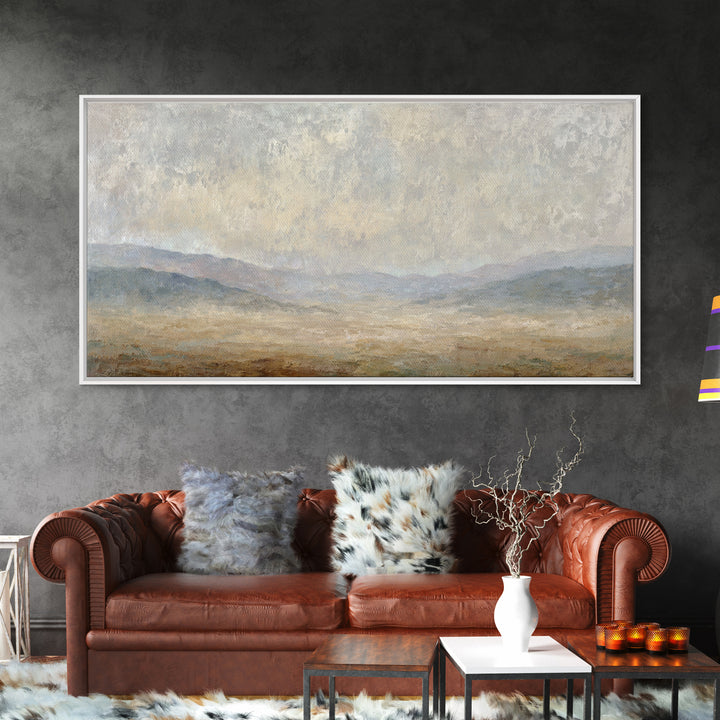 Gentle Rain over Distant Hills Canvas Print, Guest Bedroom Art, Printable Wall Art, Bedroom Decor, Watercolor Art, Guest, GBA-2x1-68