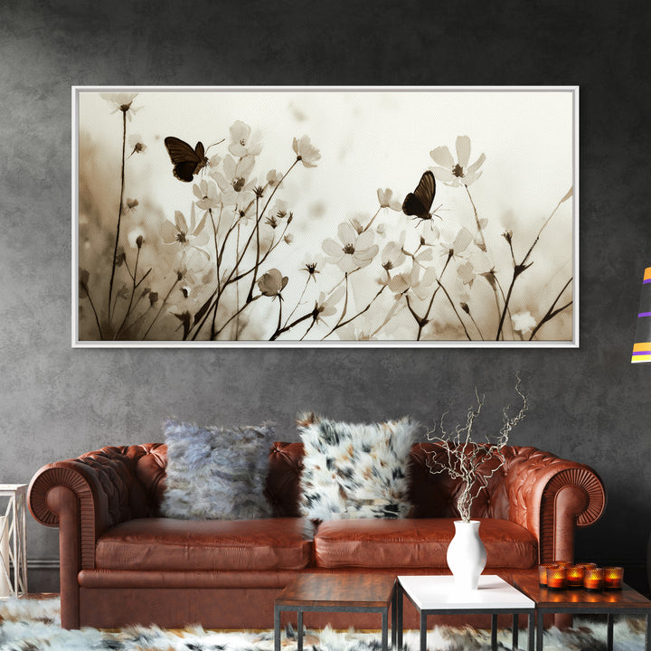 Olive Branch Still Life Framed Canvas Print, Guest Bedroom Art, Framed Wall Art, Bedroom Decor, Guest, Farmhouse Wall Decor, GBA-2x1-85