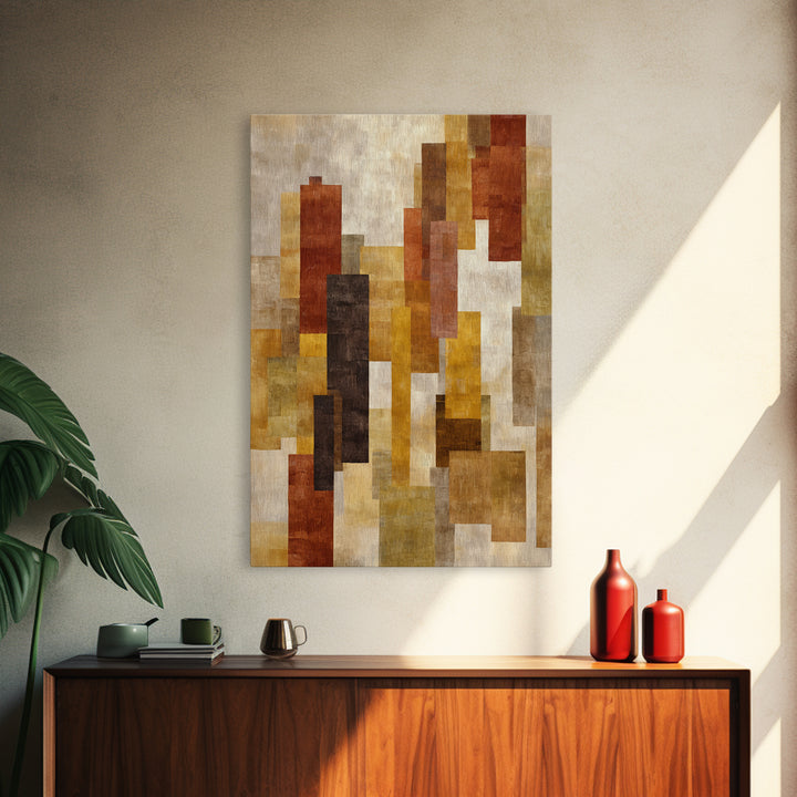 Abstract Woven Texture Framed Canvas Print, Guest Bedroom Art, Textured Painting, Bedroom Decor, Fine Art, Guest, GBA-2x3-22