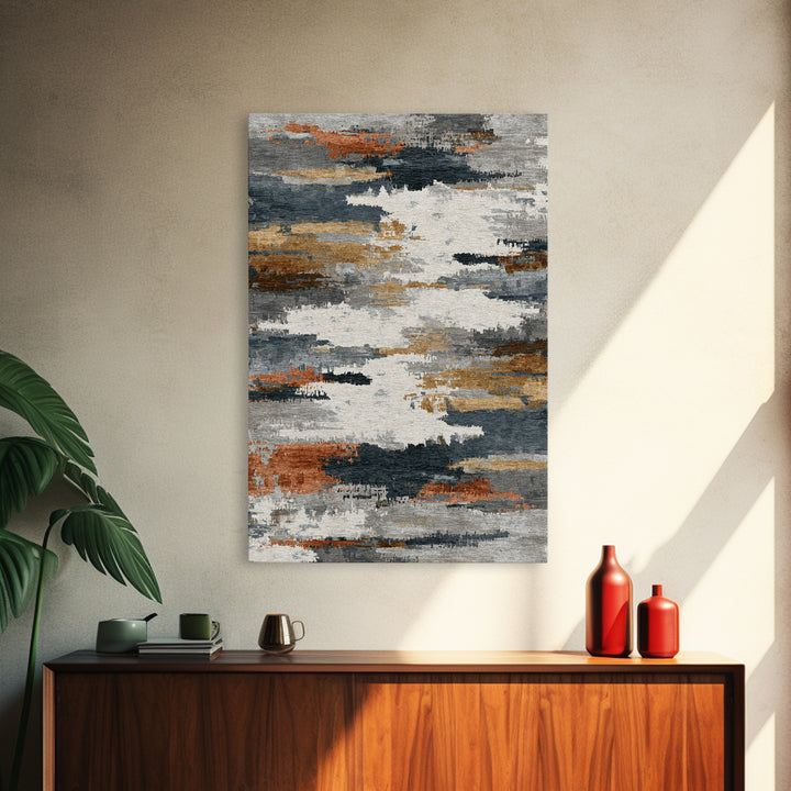 Abstract Woven Texture Canvas Print, Guest Bedroom Art, Poster, Bedroom Decor, Guest, Farmhouse Decor, Living Room Decor, GBA-2x3-70