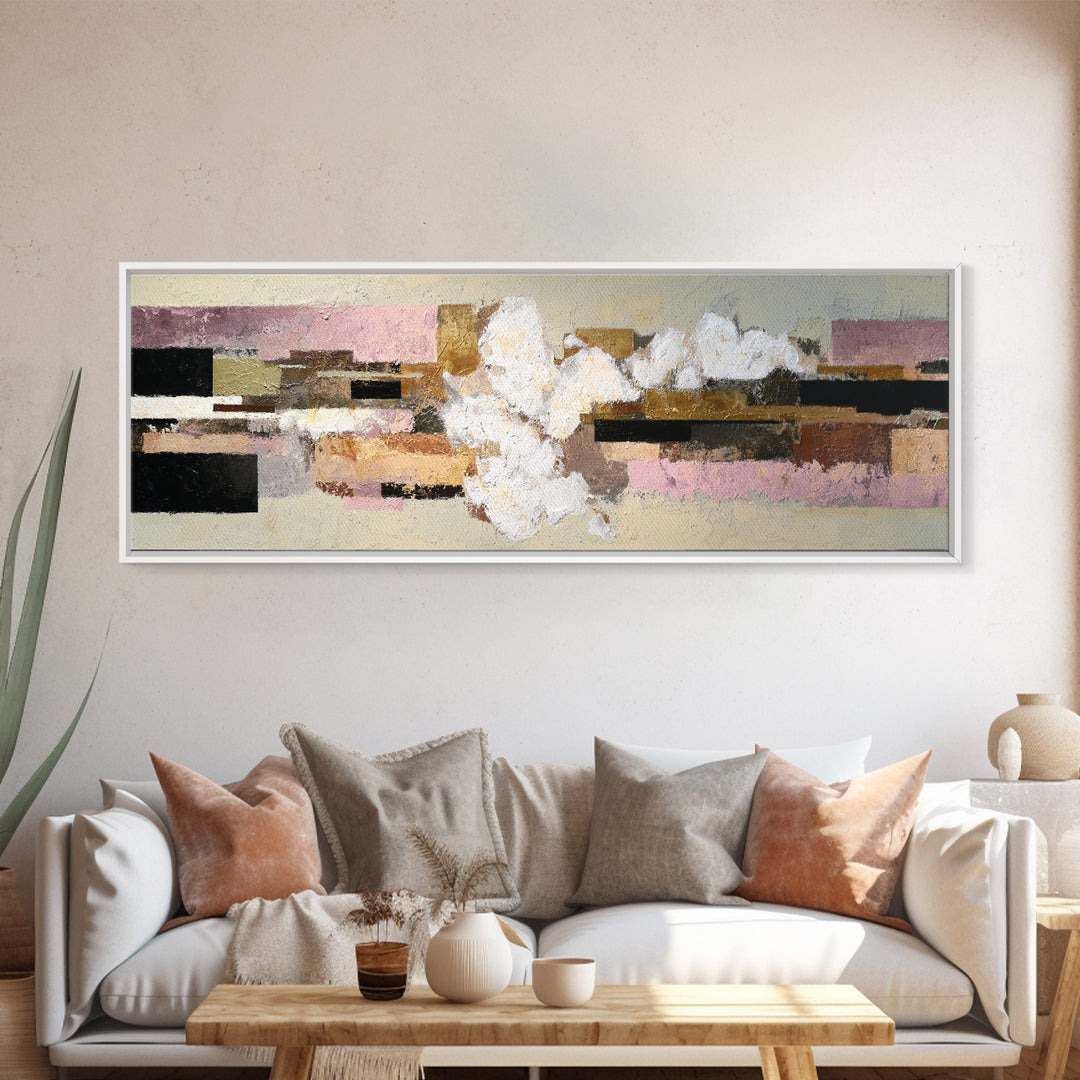 Abstract Woven Texture Canvas Print, Guest Bedroom Art, Wall Art, Bedroom Decor, Abstract Art, Guest, New Home Gift, GBA-3x1-30