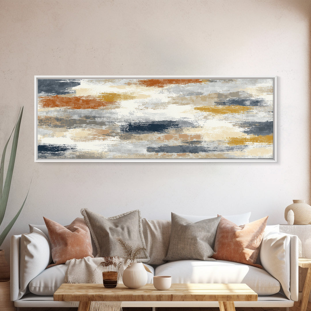 Abstract Woven Texture Canvas Print, Guest Bedroom Art, Above Bed Decor, Bedroom Decor, Abstract Art, Guest, Boho Decor, GBA-3x1-54