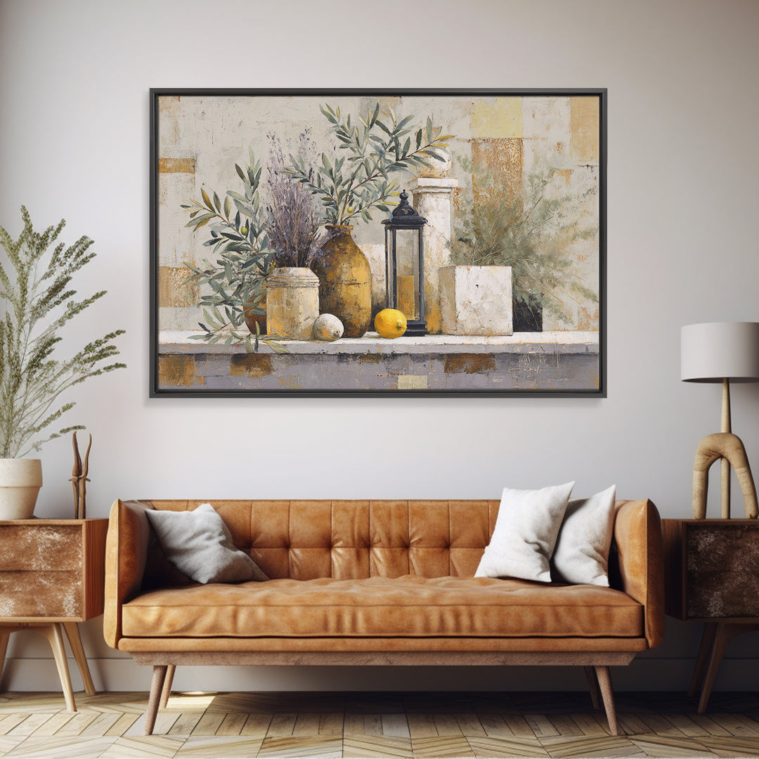 Olive Branch Still Life Canvas Print, Guest Bedroom Art, Set of 3 Wall Art, Bedroom Decor, Fine Art, Guest, Bedroom Prints, GBA-3x2-21