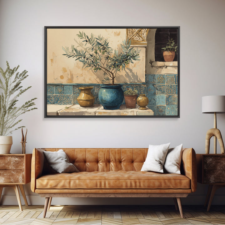 Olive Branch Still Life Framed Canvas Print, Guest Bedroom Art, Above Bed Decor, Bedroom Decor, Fine Art, Guest, Boho Decor, GBA-3x2-45
