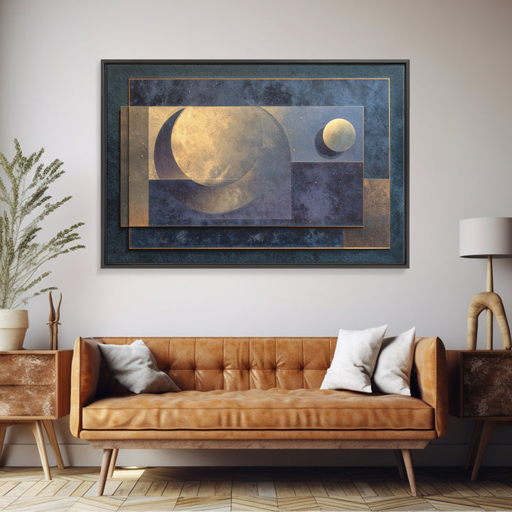 Minimal Moon and Stars Composition Canvas Print, Guest Bedroom Art, Neutral Decor, Bedroom Decor, Fine Art, Guest, Wall Art, GBA-3x2-68