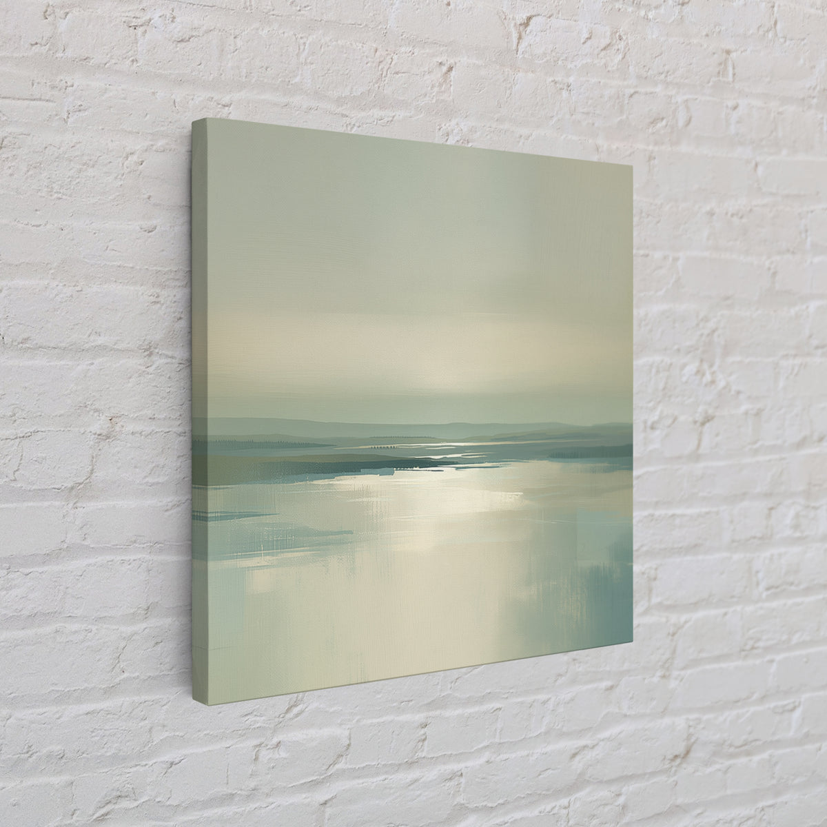 Quiet Abstract Landscape Canvas Print, General Fine Art, Room Decor, Living Room Decor, Fine Art, Digital Prints, GEN-1x1-25