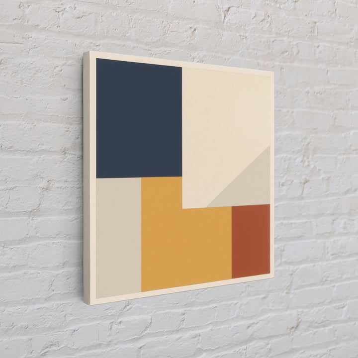 Modern Geometric Composition Canvas Print, General Fine Art, Boho Decor, Living Room Decor, Fine Art, Wall Decor, GEN-1x1-82