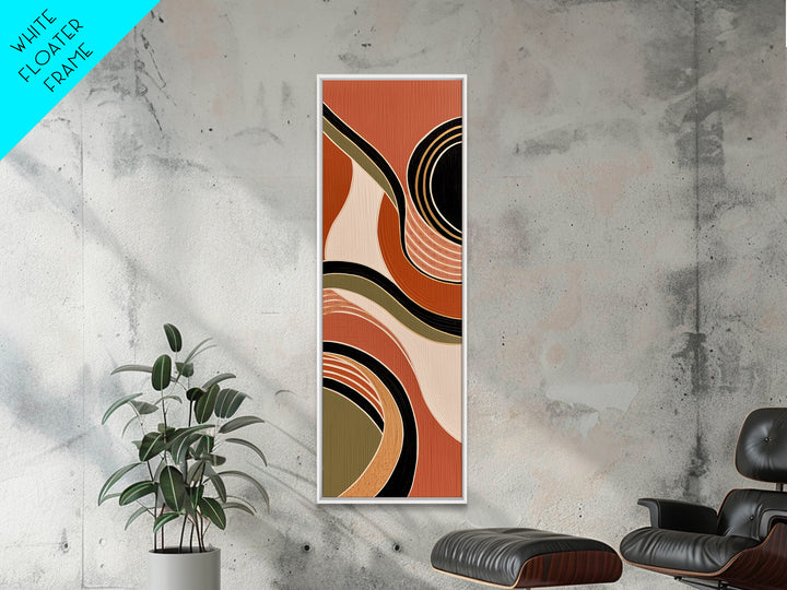 Warm Terracotta Abstract Canvas Print, General Fine Art, Neutral Decor, Living Room Decor, Fine Art, Home Decor, GEN-1x3-18
