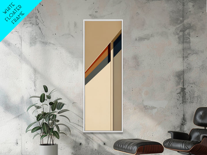 Modern Geometric Composition Canvas Print, General Fine Art, Abstract Art, Living Room Decor, Fine Art, Textured Painting, GEN-1x3-22
