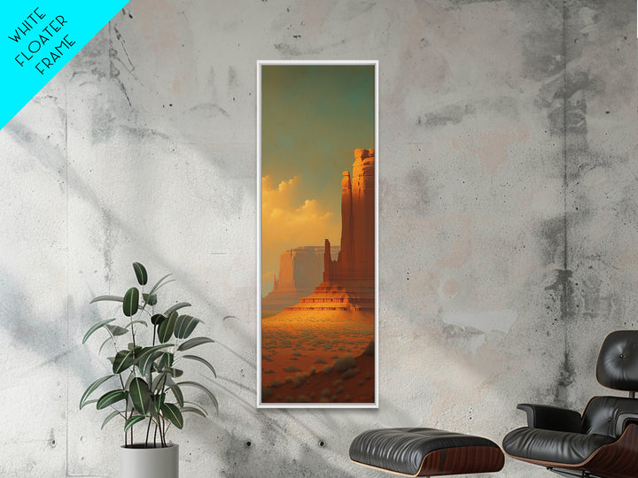 Serene Desert Horizon Canvas Print, General Fine Art, Poster, Living Room Decor, Fine Art, Wall Art Prints, Mid Century Modern, GEN-1x3-77