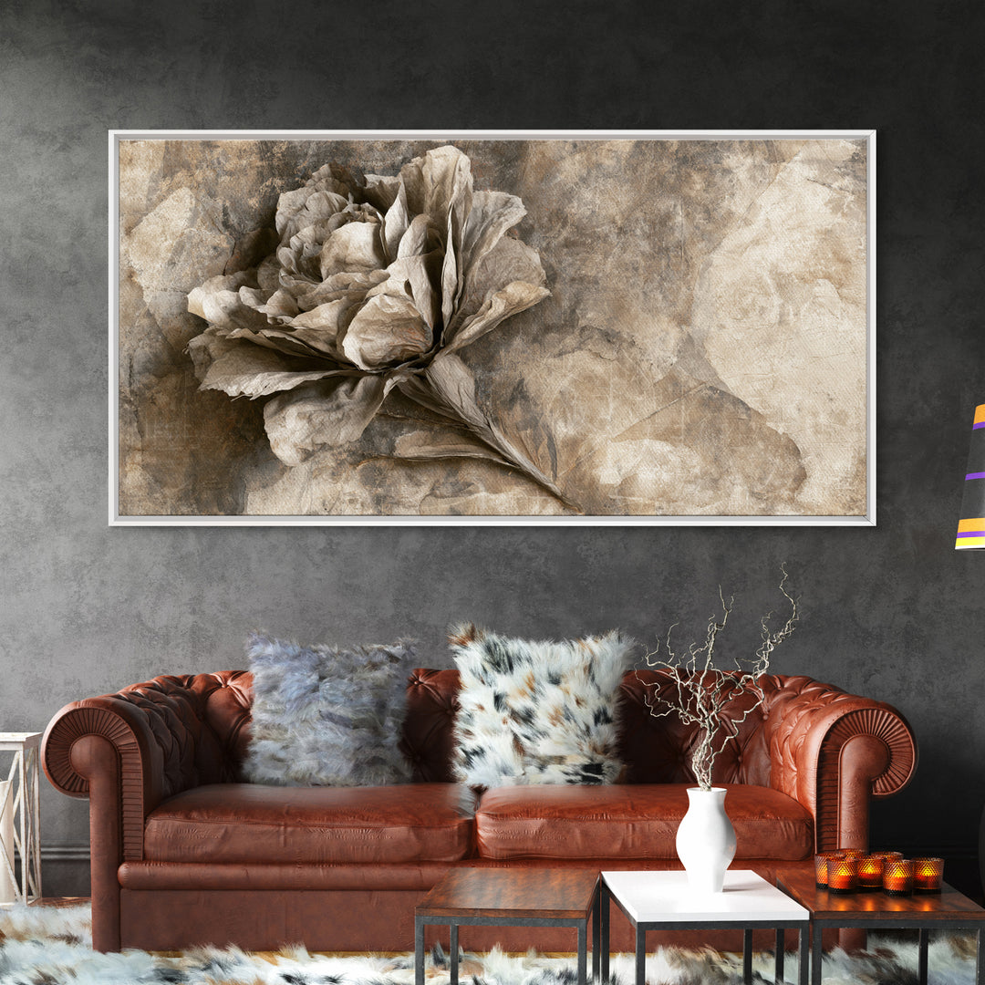 Minimal Birds in Flight over an Open Framed Canvas Print, General Fine Art, Room Decor, Living Room Decor, Fine Art, GEN-2x1-42
