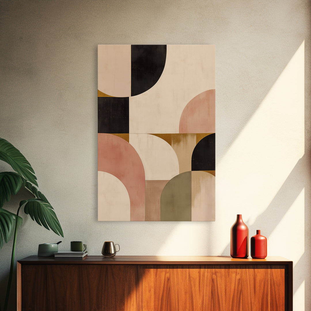 Earthy Plaster Texture Abstract Canvas Print, General Fine Art, Original Painting, Living Room Decor, Fine Art, GEN-2x3-71