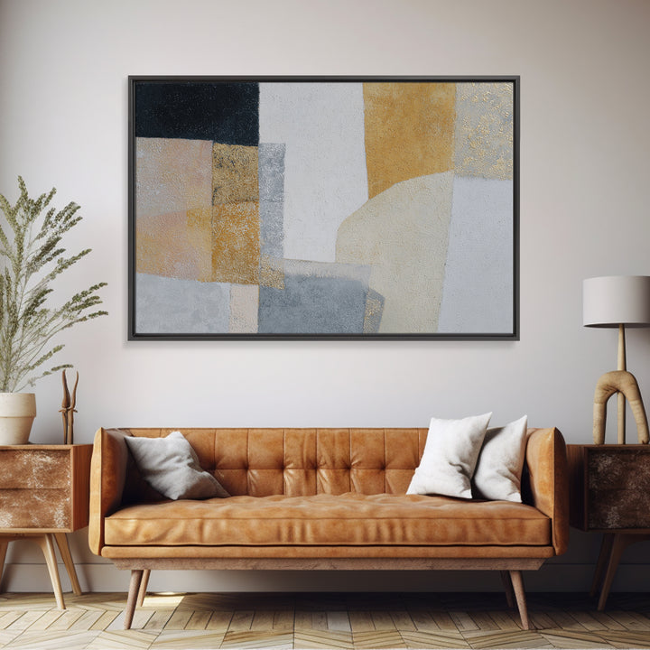 Earthy Plaster Texture Abstract Canvas Print, General Fine Art, Print, Living Room Decor, Abstract Art, Art Deco, GEN-3x2-67