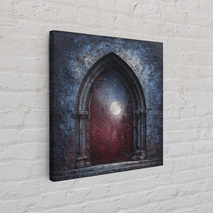 Gothic Archway Filled Canvas Print, Gothic Art, Whimsigoth Decor, Living Room Decor, Fine Art, Gothic, Witchy Home Decor, GOT-1x1-35
