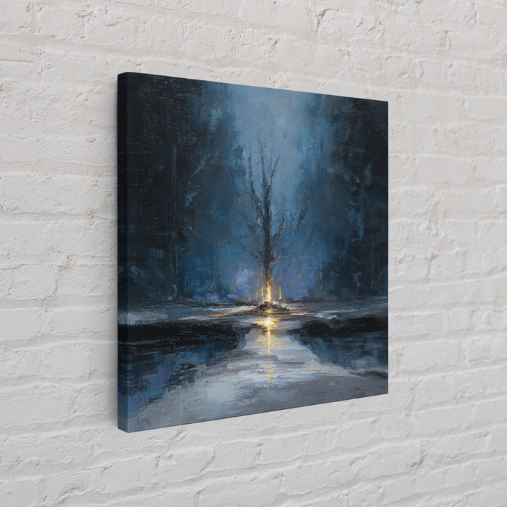 Haunted Forest Path Framed Canvas Print, Gothic Art, Moody Wall Art, Living Room Decor, Fine Art, Gothic, Wall Decor, GOT-1x1-43