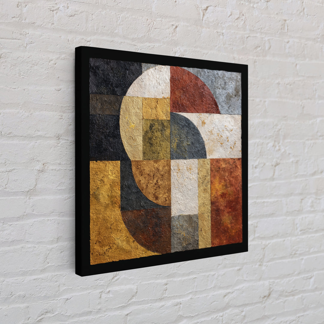 Domino Tiles Arranged Framed Canvas Print, Game Room Art, Art Print, Game Room Decor, Abstract Art, Play, Canvas Art, GRA-1x1-40