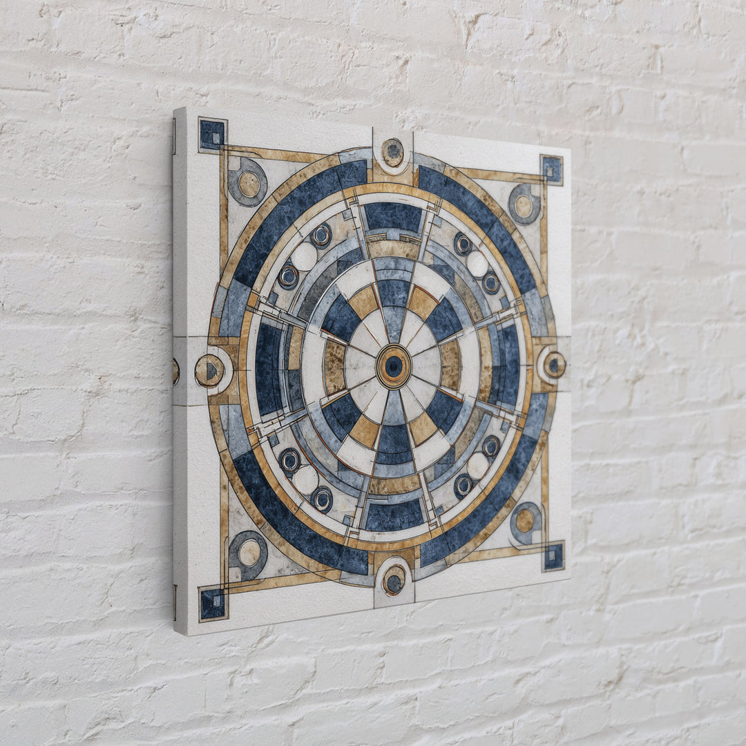 Dartboard Bullseye with Dynamic Motion Framed Canvas Print, Game Room Art, Modern Decor, Game Room Decor, Fine Art, Play, GRA-1x1-80