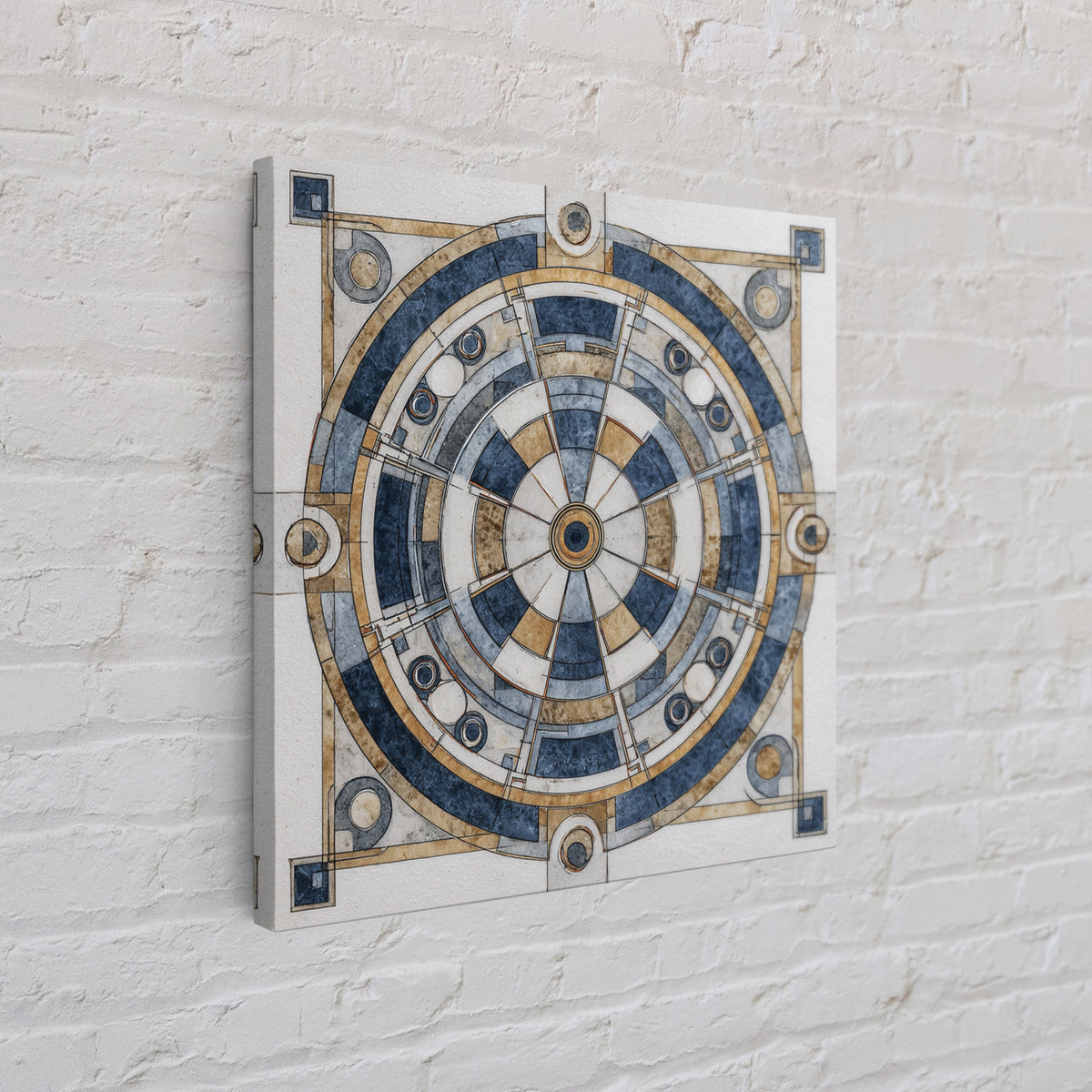 Dartboard Bullseye with Dynamic Motion Framed Canvas Print, Game Room Art, Modern Decor, Game Room Decor, Fine Art, Play, GRA-1x1-80