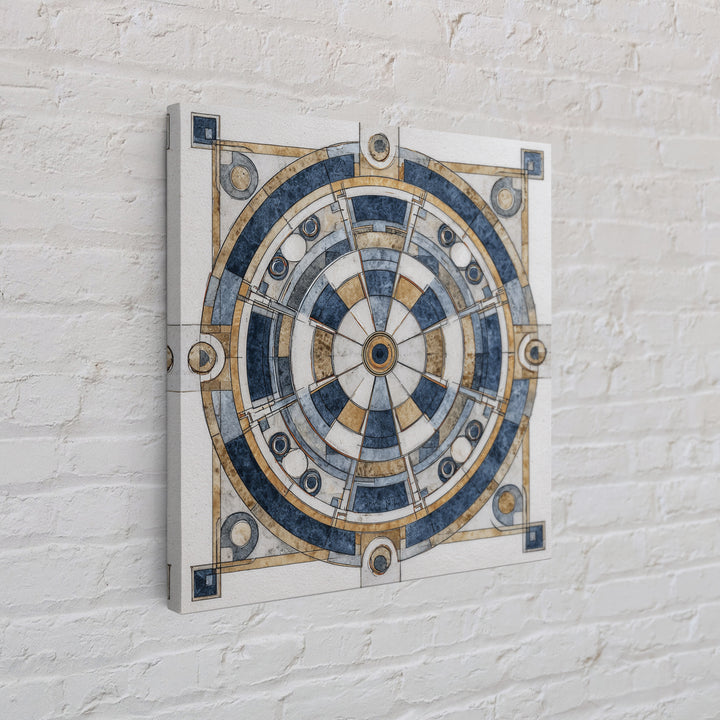 Dartboard Bullseye with Dynamic Motion Framed Canvas Print, Game Room Art, Modern Decor, Game Room Decor, Fine Art, Play, GRA-1x1-80