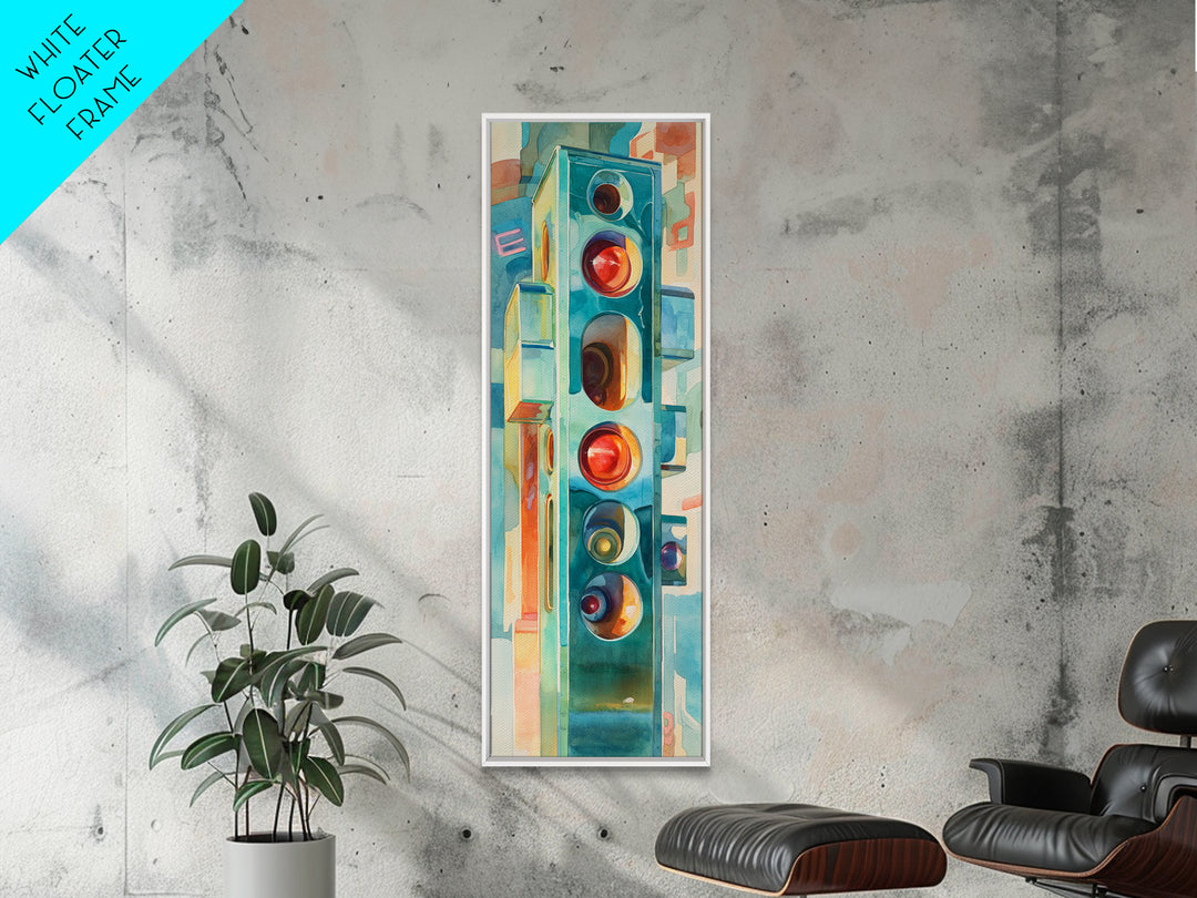 Pool Cue and Chalk on Green Felt Framed Canvas Print, Game Room Art, Kids Room Wall Art, Game Room Decor, Fine Art, Play, GRA-1x3-46