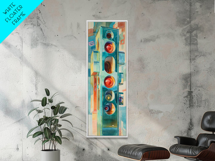 Pool Cue and Chalk on Green Felt Framed Canvas Print, Game Room Art, Kids Room Wall Art, Game Room Decor, Fine Art, Play, GRA-1x3-46