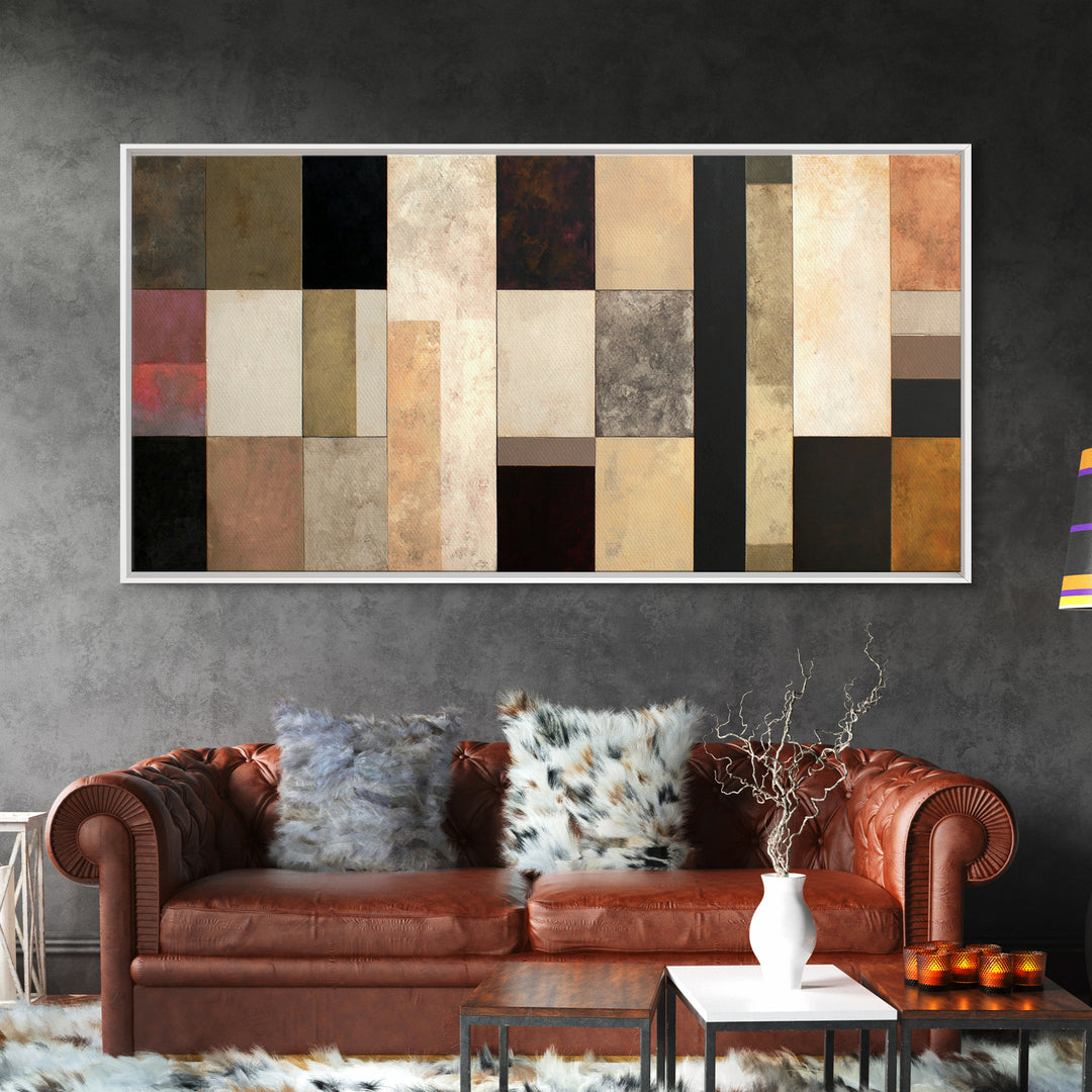 Domino Tiles Arranged Canvas Print, Game Room Art, Wall Art, Game Room Decor, Abstract Art, Play, Bedroom Wall Art, GRA-2x1-36