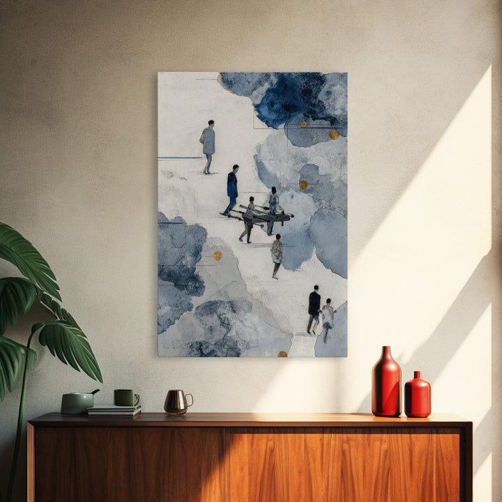 Foosball Player Figures Canvas Print, Game Room Art, Living Room Decor, Game Room Decor, Fine Art, Play, Playroom Wall Decor, GRA-2x3-65