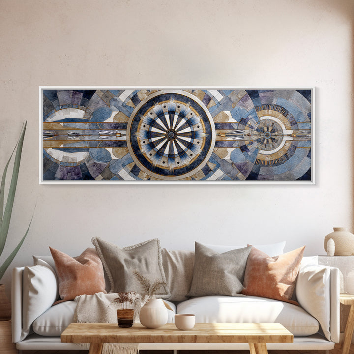Dartboard Bullseye with Dynamic Motion Canvas Print, Game Room Art, Original Artwork, Game Room Decor, Fine Art, Play, GRA-3x1-24