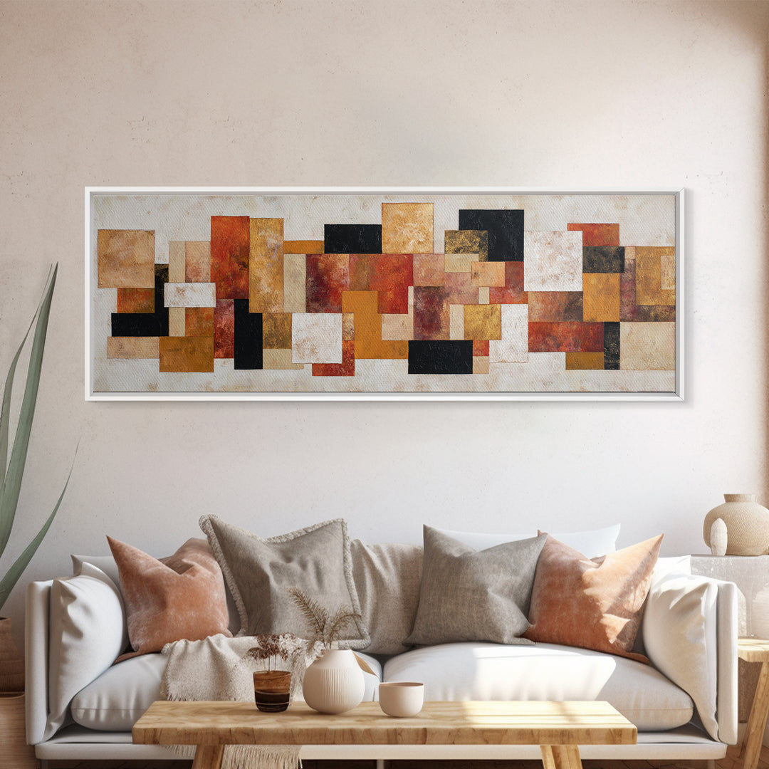 Domino Tiles Arranged Framed Canvas Print, Game Room Art, Textured Painting, Game Room Decor, Fine Art, Play, New Home Gift, GRA-3x1-56