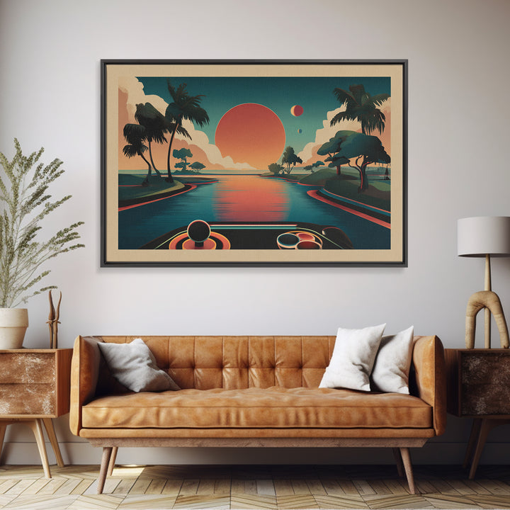 Retro Arcade Joystick Canvas Print, Game Room Art, Girly Wall Art, Game Room Decor, Fine Art, Play, Luxury Decor, Art Print, GRA-3x2-29