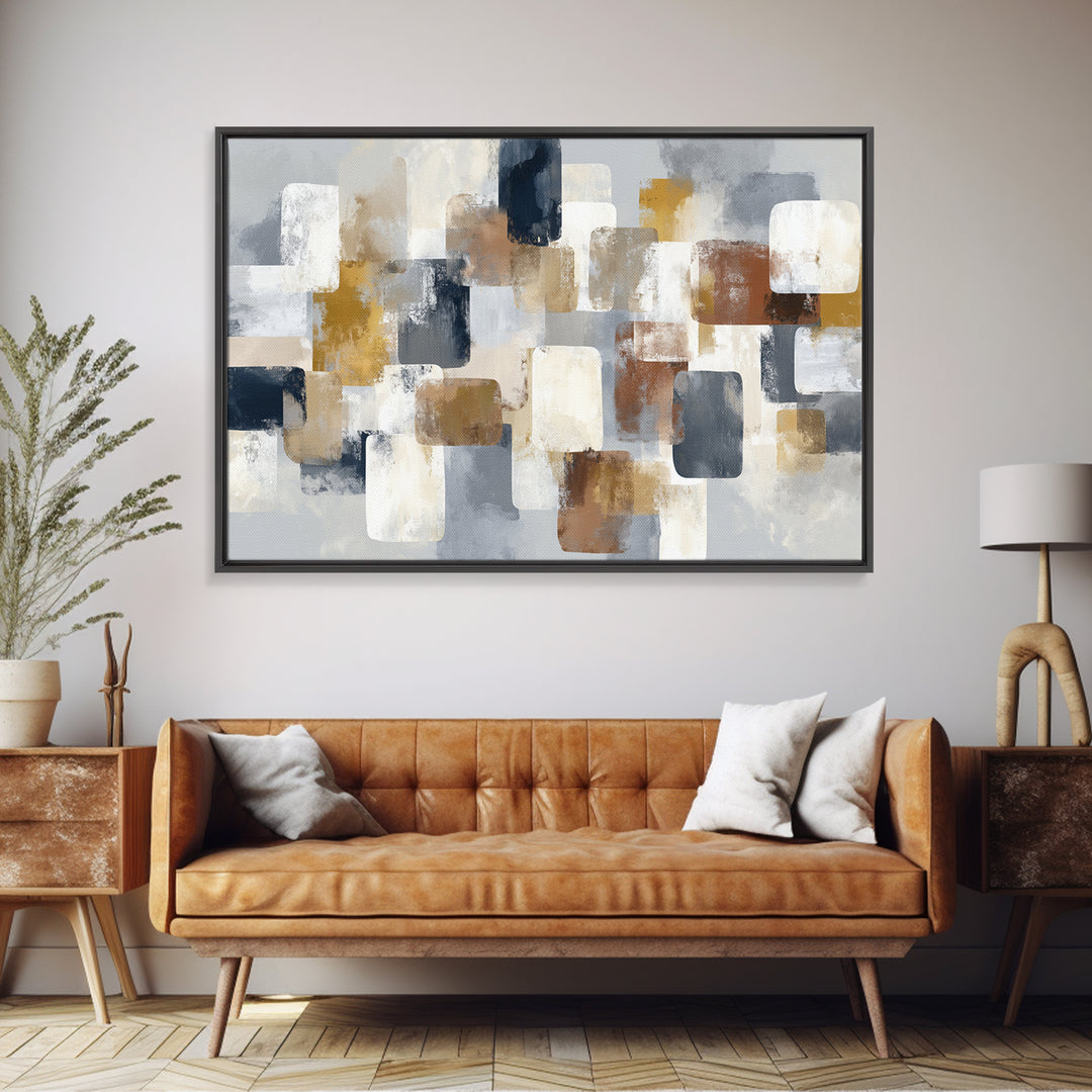 Domino Tiles Arranged Framed Canvas Print, Game Room Art, Luxury Decor, Game Room Decor, Abstract Art, Play, Canvas Wall Art, GRA-3x2-92