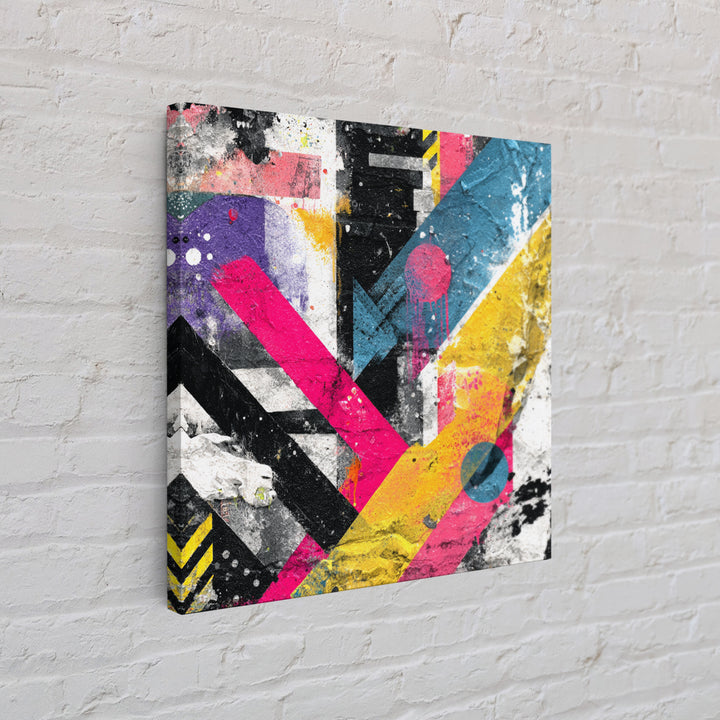 Wildstyle Arrows and Loops as Abstraction Canvas Print, Graffiti Art, Original Art, Living Room Decor, Abstract Art, Street, GRF-1x1-15