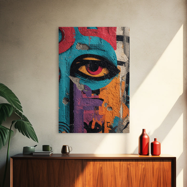 Wildstyle Arrows and Loops as Abstraction Canvas Print, Graffiti Art, Room Decor, Living Room Decor, Abstract Art, Street, GRF-2x3-23