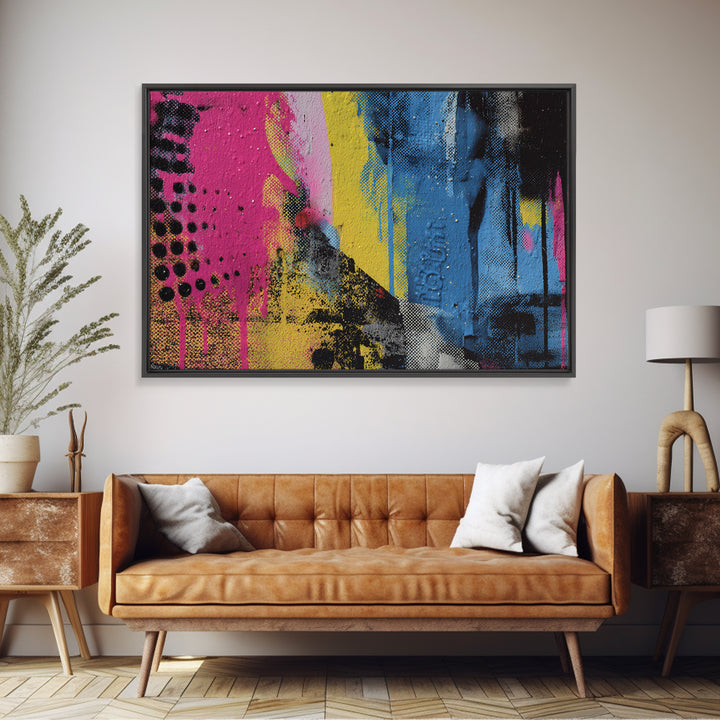 Spray Can Still Life Canvas Print, Graffiti Art, Boho Wall Decor, Living Room Decor, Fine Art, Street, Textured Painting, GRF-3x2-32