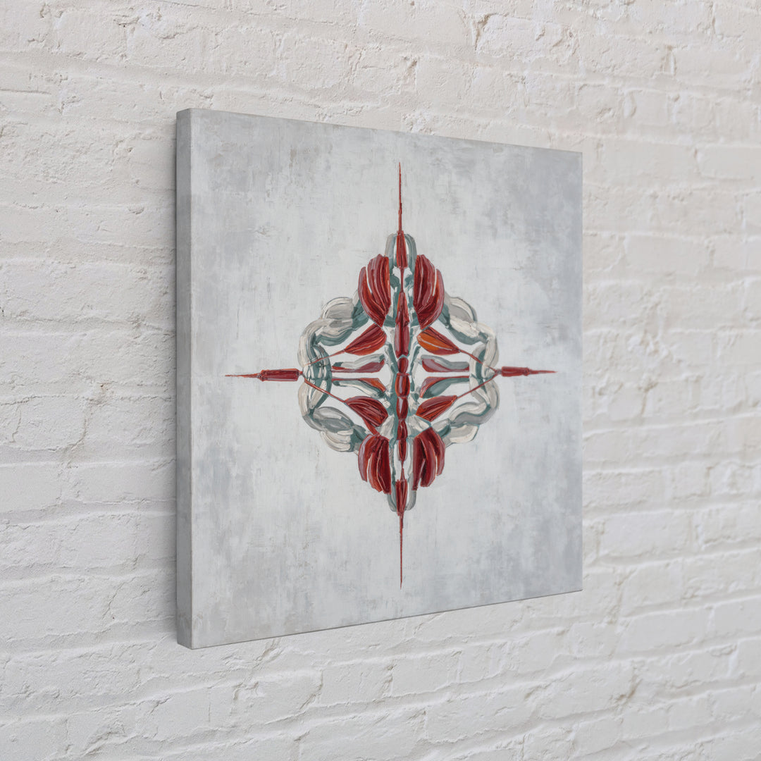 Abstract Muscle Anatomy Framed Canvas Print, Gym Art, Fine Art Print, Gym Decor, Abstract Art, Strength, Wall Decor, GYM-1x1-80