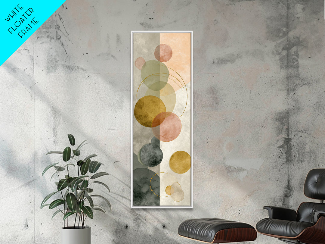 Jump Rope Motion Forming Circular Energy Lines Canvas Print, Gym Art, Framed Canvas, Gym Decor, Abstract Art, Strength, GYM-1x3-89